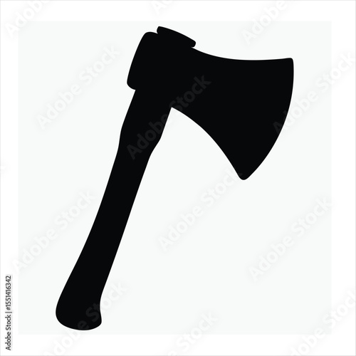 Black Axe Tool Silhouette