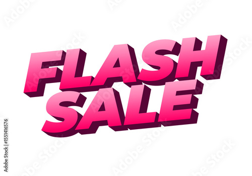 Bold Flash Sale Promotional Text Design