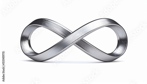 Silver Infinity Symbol Design