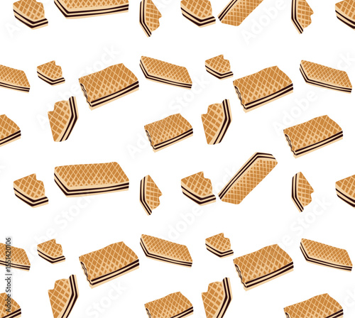 Chocolate Wafer Wafer Biscuit Stock 