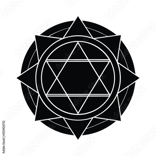Geometric Chakra Map Design Concept