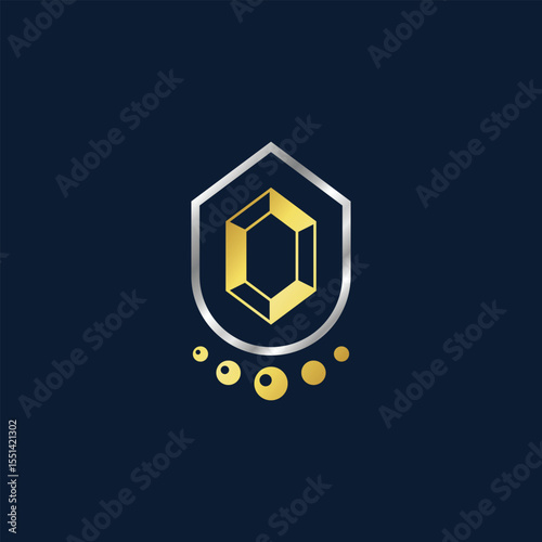 jewelry store abstract logo modern style