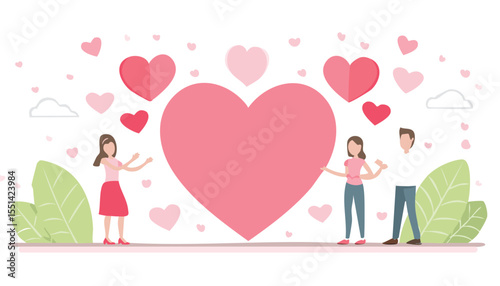 Valentine's day hand drawn sticker elements set. Trendy vintage doodle illustration. Design concept for 14 February. doodle, graphic, letter, lovely, mail, minimalist, ribbon, romantic, sticker, 