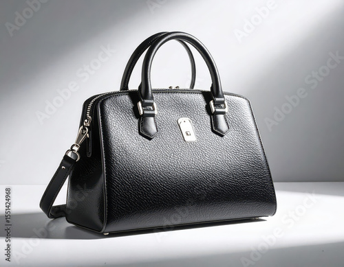 Plain Women’s handbag Purse with Clean Studio Lighting