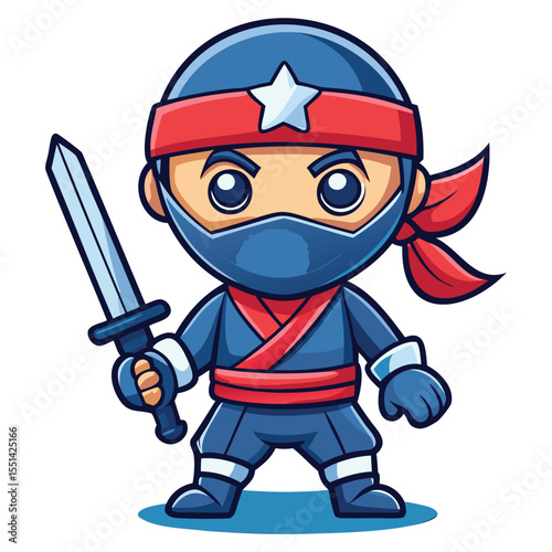 Adorable Chibi Ninja Graphics