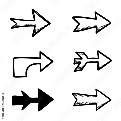 Arrow icon set. Cursor. Collection different arrow signs. Black arrows icons. Arrow icon collection. Large Black arrow icon vector set. 