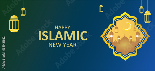Happy Islamic New Year. For Islamic background