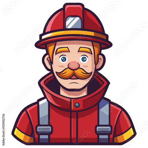 Brave Firefighters Vector Graphics