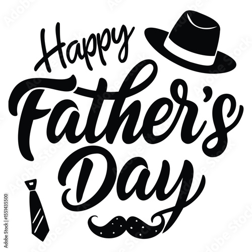 Elegant Father's Day Calligraphy