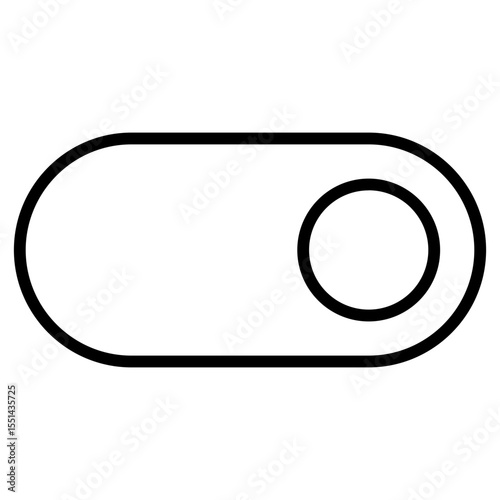 toggle on, switch button icon