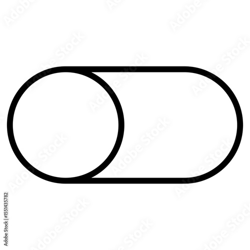toggle off, switch button icon