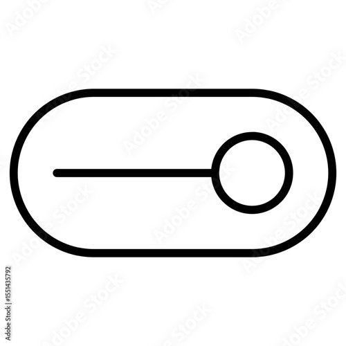 toggle on, switch button icon