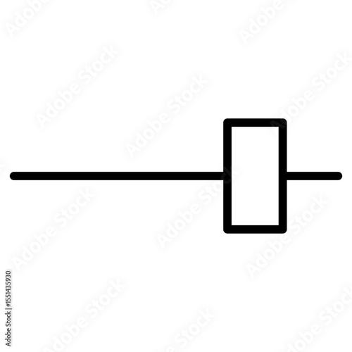 slider, slide control icon vector