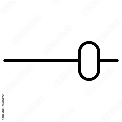 slider, slide control icon vector