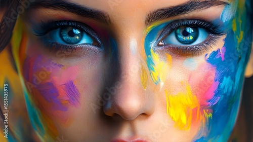 Vibrant Colorful Portrait Photography for Creative Projects