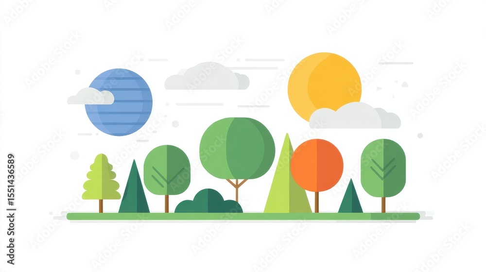 Fototapeta premium Climate Modeling : Climate forecast visuals using data visualization and earth systems promoting climate science 