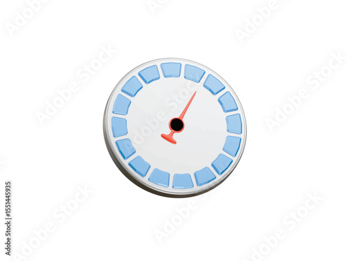 car speed meter icon 3d illustration render