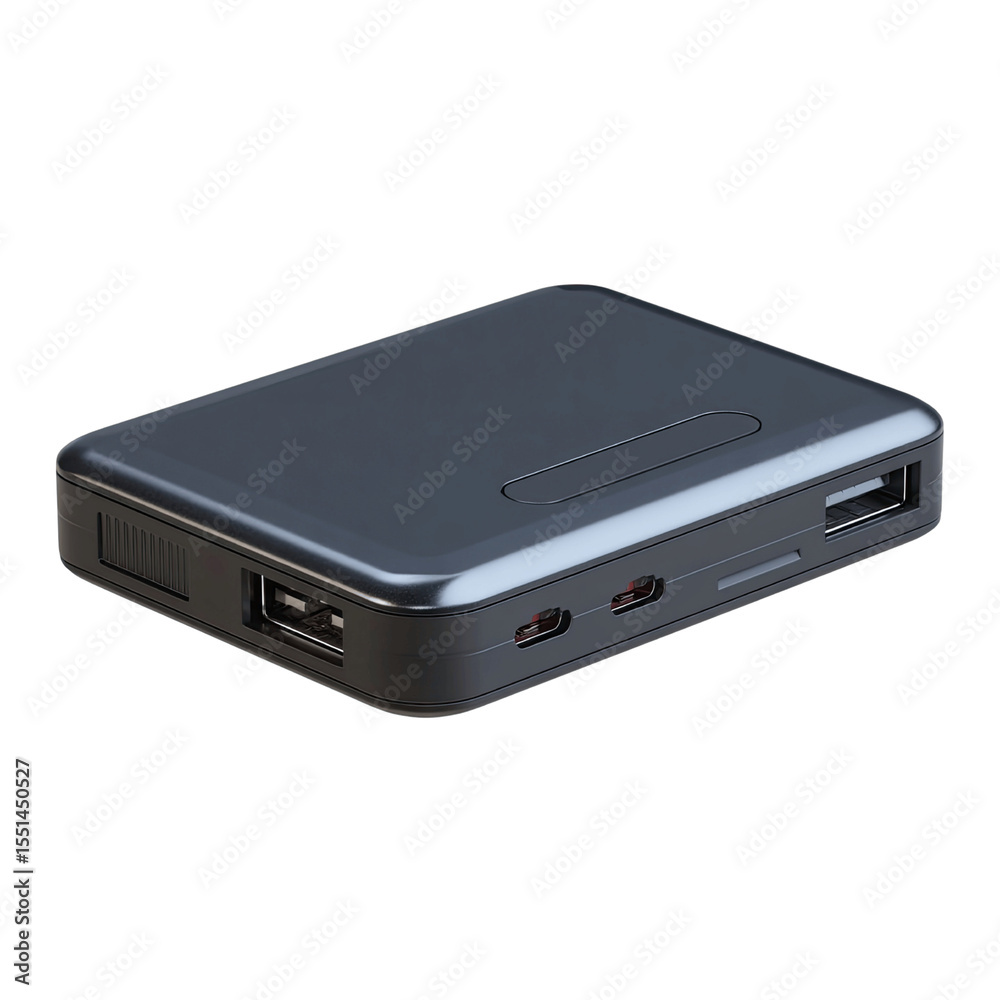 Compact Portable Power Bank with Multiple USB Compact Portable Power Bank with Multiple USB