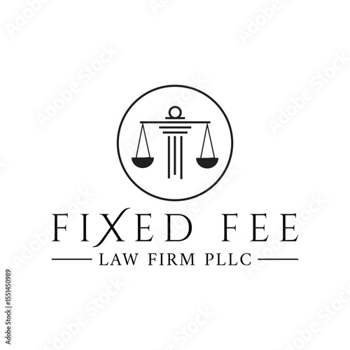 Elegant and authoritative law firm logo design symbolizing justice, integrity, and professionalism. Perfect for legal firms, attorneys, and corporate law practices.
