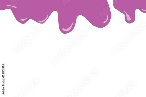 Liquid melted shape pink frame background .eps