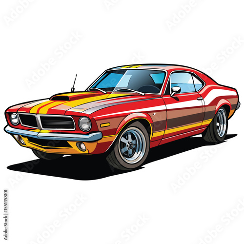 Classic Mustang Vector Graphics