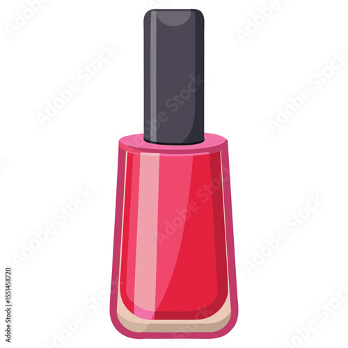 Vibrant Nail Polish Bottle Graphics