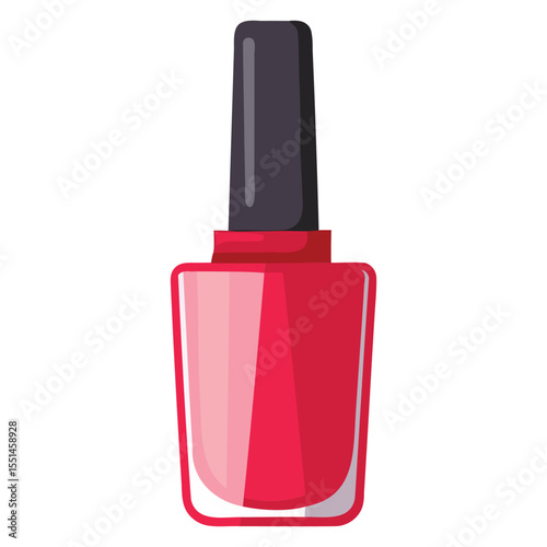 Vibrant Nail Polish Bottle Graphics