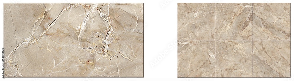 Obraz premium Natural Stone Tile With Veining and Speckled Texture