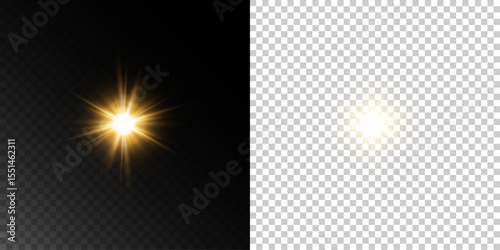 Cosmic Sparkle with Spotlight Beam, Energy Particles, and Glamour Shine for Festive Banner or Celebration Illustration