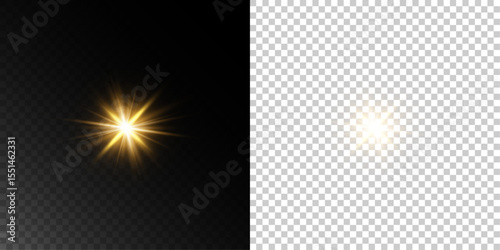 Cosmic Sparkle with Spotlight Beam, Energy Particles, and Glamour Shine for Festive Banner or Celebration Illustration