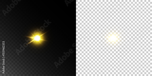 Cosmic Sparkle with Spotlight Beam, Energy Particles, and Glamour Shine for Festive Banner or Celebration Illustration