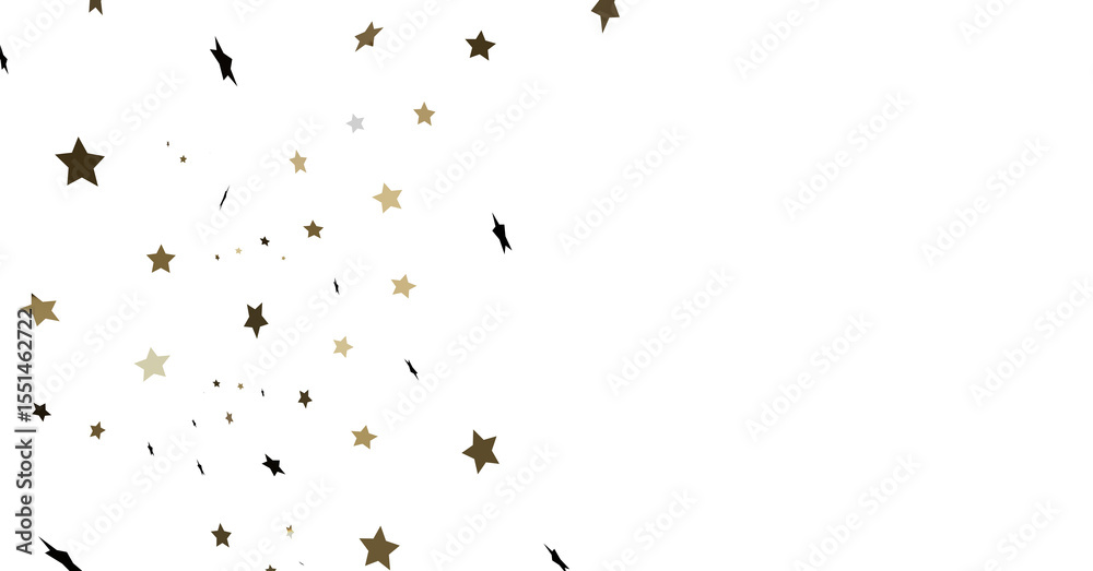 Gold and Black Star Confetti Gold and Black Star Confetti