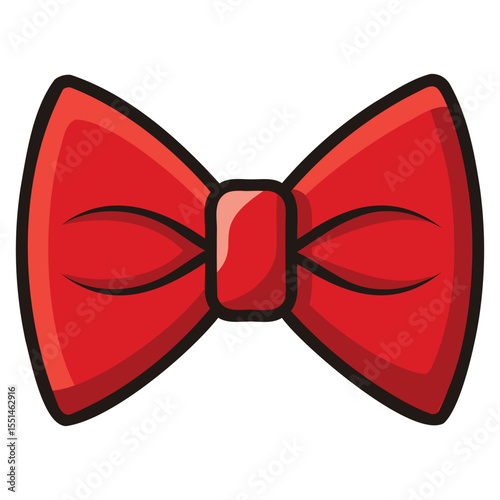 Classic Red Bowtie Graphics