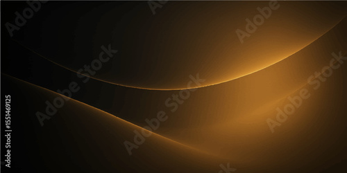 Modern gold and bronze gradient background with curved glow and smooth blend
