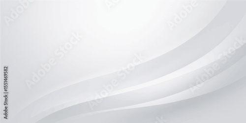 Minimal white and gray abstract gradient background with clean smooth flow

