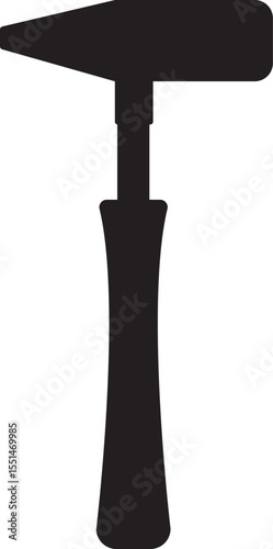 Silhouette Hammer Tool For Construction
