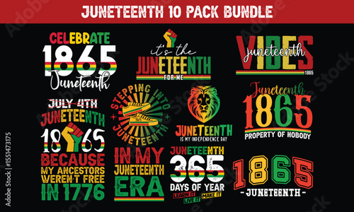 Juneteenth Svg Bundle, Juneteenth 1865 Svg, Juneteenth Svg, black history month, Juneteenth since 1865 Svg, we are black history, SvgCraftor