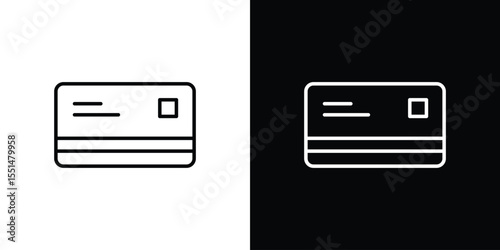 ATM card icon vector, Symbol, logo illustrations