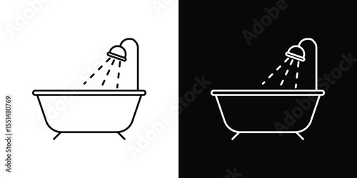 Bath icon vector, Symbol, logo illustrations
