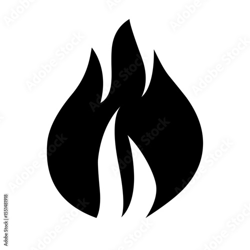 vector illustration of a fire
