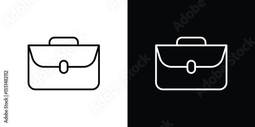 Briefcase icon vector, Symbol, logo illustrations