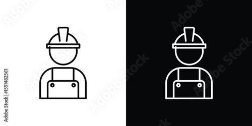 Builder icon vector, Symbol, logo illustrations
