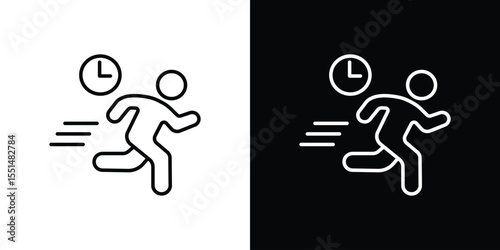 Busy icon vector, Symbol, logo illustrations