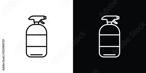 Cleaning spray icon vector, Symbol, logo illustrations