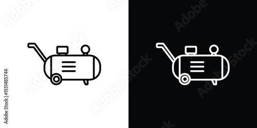 Compressor icon vector, Symbol, logo illustrations