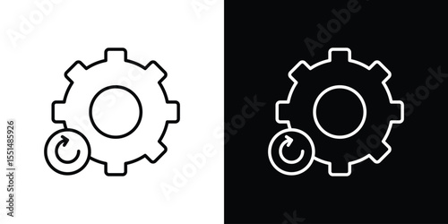 Continuous changes icon vector, Symbol, logo illustrations