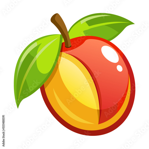 Minimalist Miracle Berry Icon for Food Science Concepts