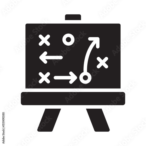Competitive strategy Vector Icon which can easily modify or edit