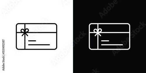 Gift card icon vector, Symbol, logo illustrations