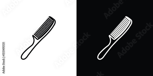 Hair brush icon vector, Symbol, logo illustrations